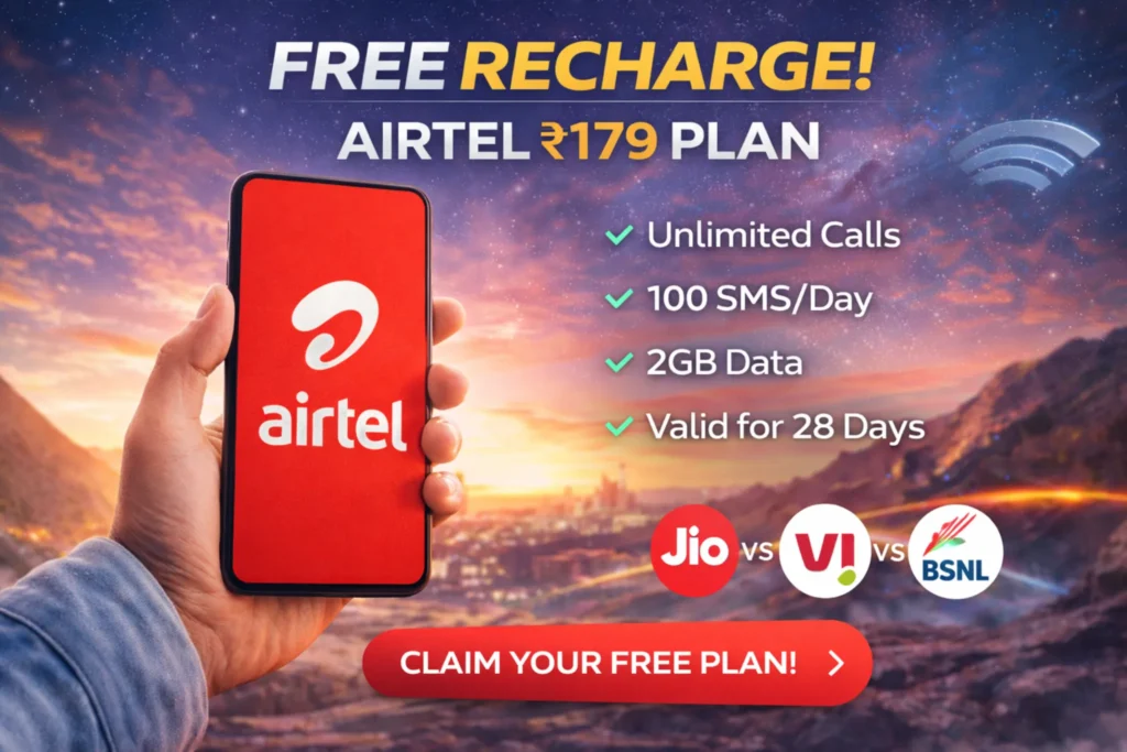 Airtel ₹179 Recharge Plan