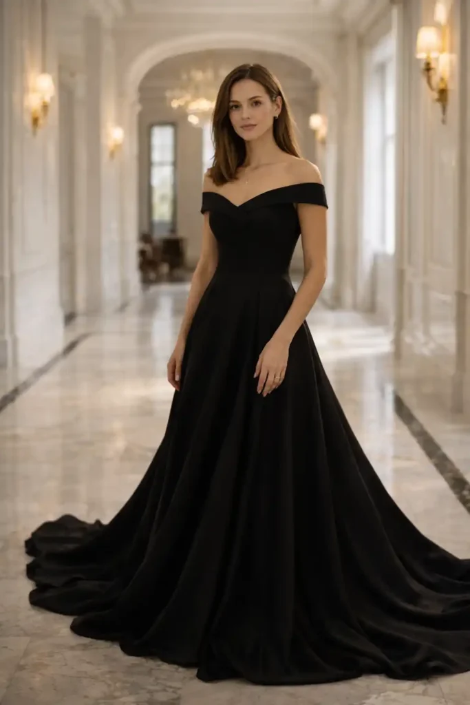 Elegant Hallway Gown Portrait